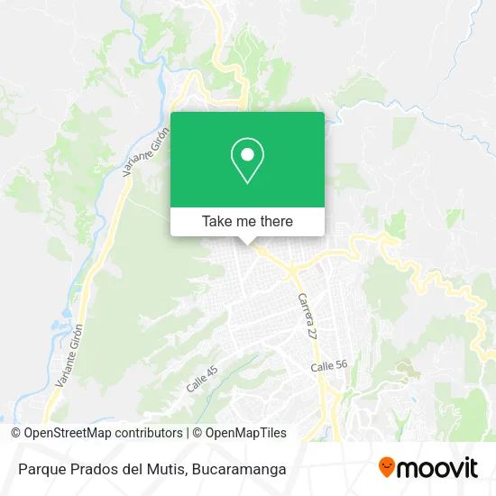 Mapa de Parque Prados del Mutis