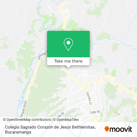 Colegio Sagrado Corazón de Jesús Bethlemitas map