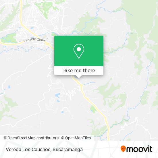 Vereda Los Cauchos map