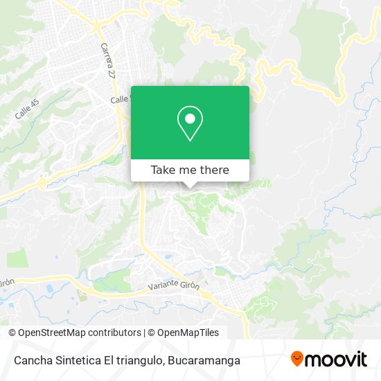 Cancha Sintetica El triangulo map