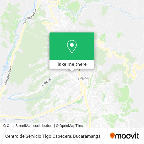 Centro de Servicio Tigo Cabecera map