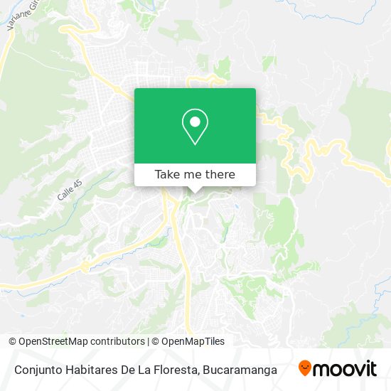 Mapa de Conjunto Habitares De La Floresta