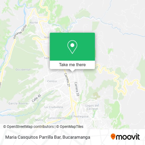 Mapa de Maria Casquitos Parrilla Bar
