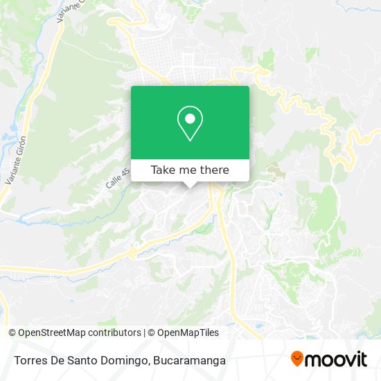 Torres De Santo Domingo map