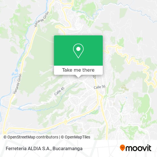 Ferreteria ALDIA S.A. map