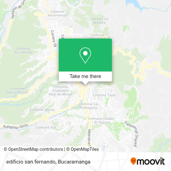 edificio san fernando map