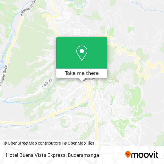 Hotel Buena Vista Express map