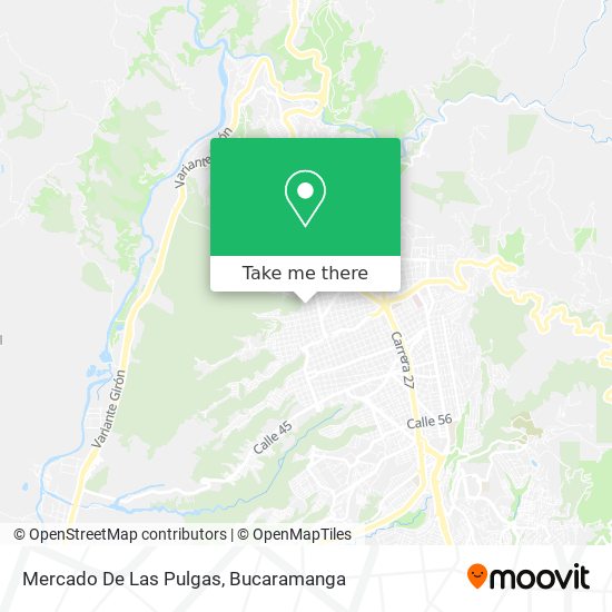 Mapa de Mercado De Las Pulgas