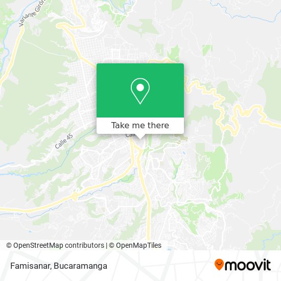 Mapa de Famisanar