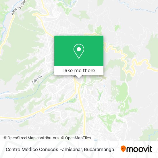 Mapa de Centro Médico  Conucos Famisanar