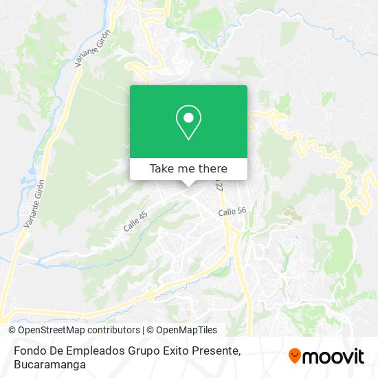 Fondo De Empleados Grupo Exito Presente map