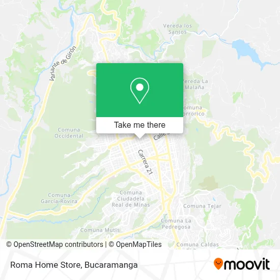 Roma Home Store map