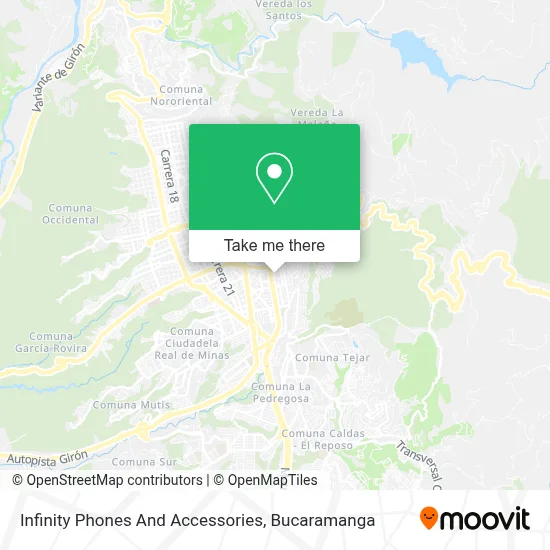 Infinity Phones And Accessories map