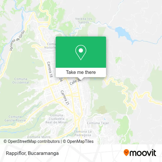 Rappiflor map