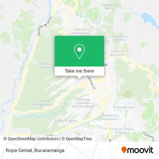 Ropa Genial map