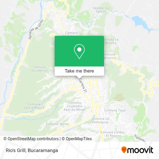 Rio's Grill map
