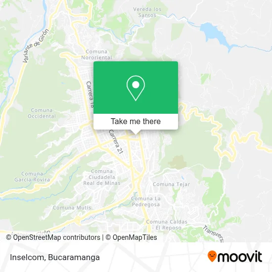 Inselcom map