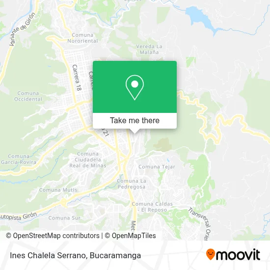 Ines Chalela Serrano map