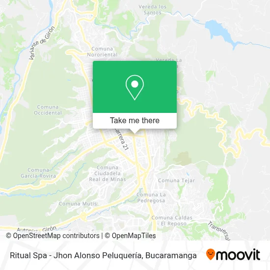 Ritual Spa - Jhon Alonso Peluquería map