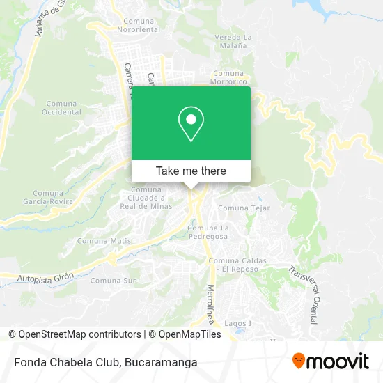 Fonda Chabela Club map