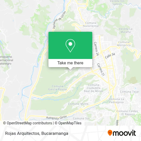 Rojas Arquitectos map