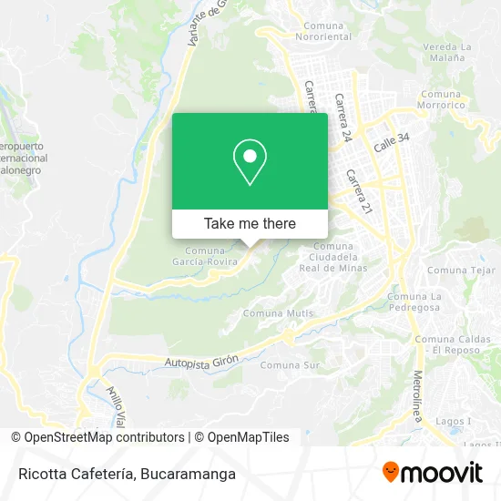 Ricotta Cafetería map