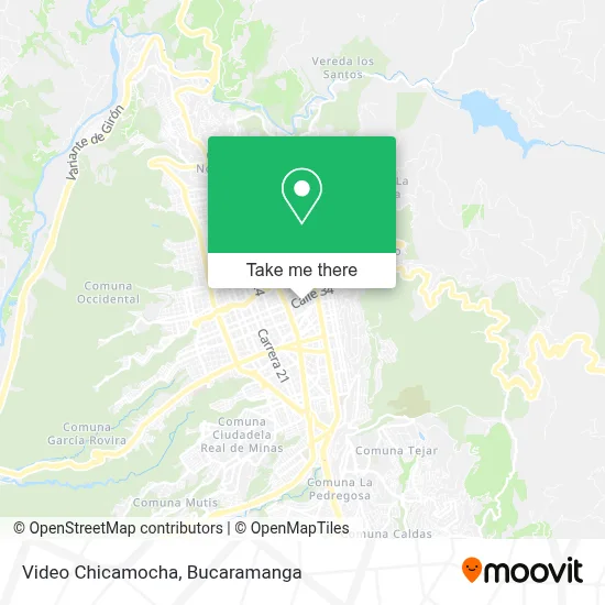 Video Chicamocha map