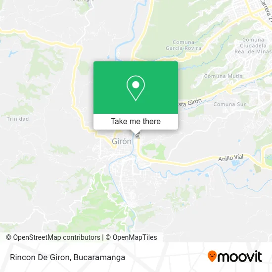 Rincon De Giron map