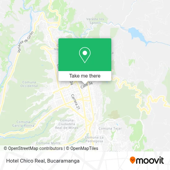 Hotel Chico Real map