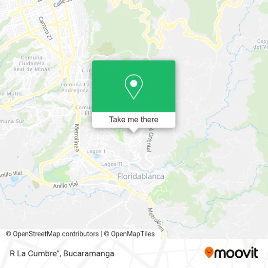 R La Cumbre" map
