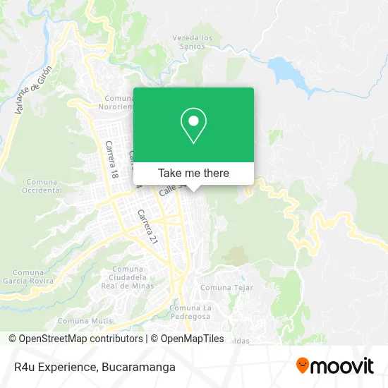 R4u Experience map
