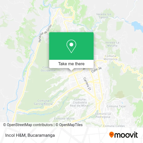Incol H&M map
