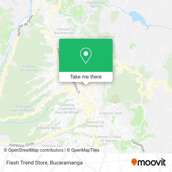 Flash Trend Store map