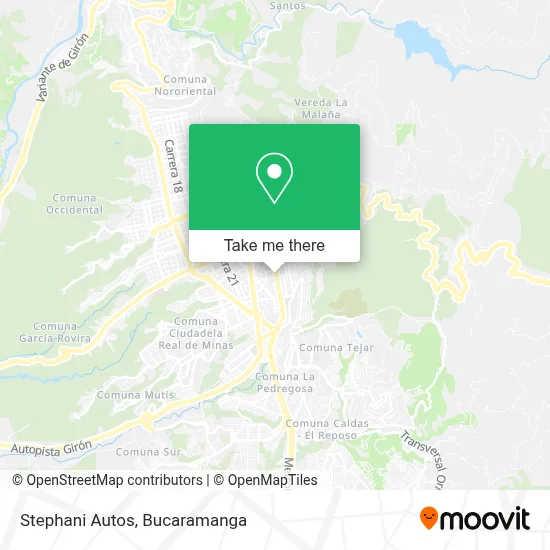 Stephani Autos map