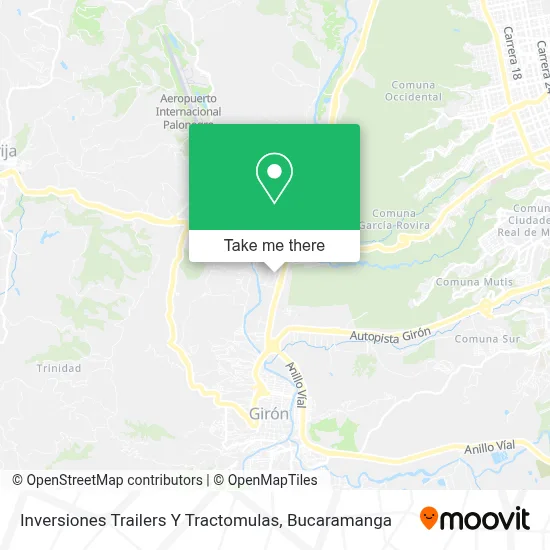 Inversiones Trailers Y Tractomulas map