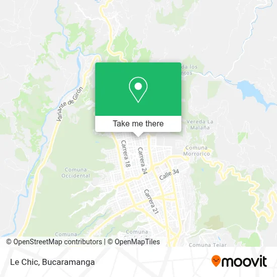Le Chic map