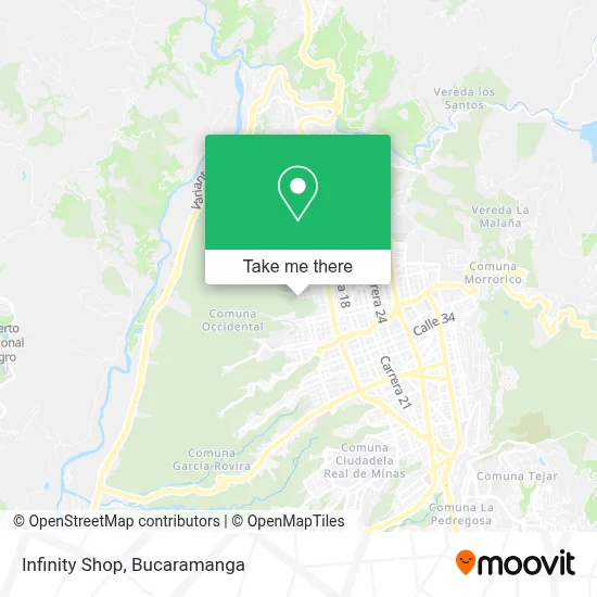 Infinity Shop map