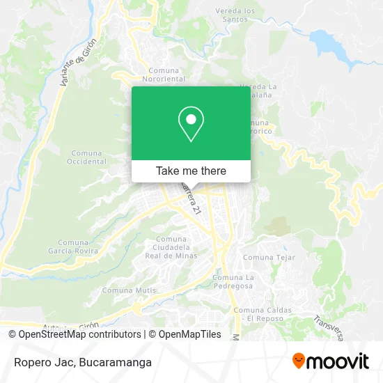 Ropero Jac map