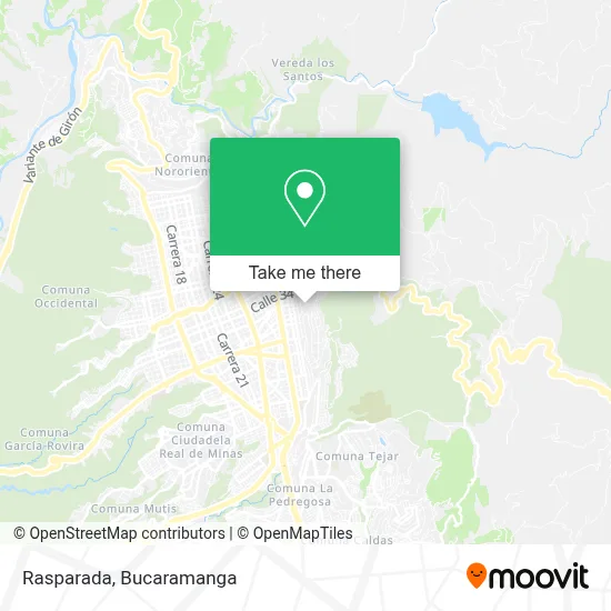 Rasparada map