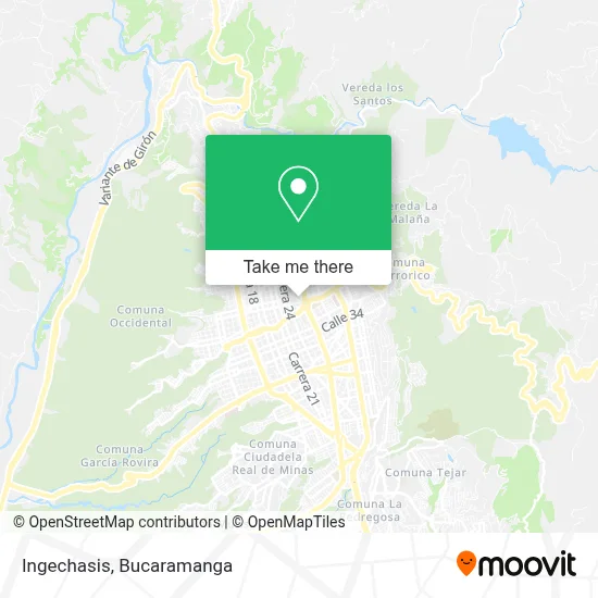 Ingechasis map