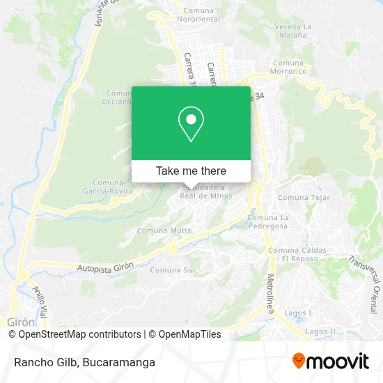 Rancho Gilb map