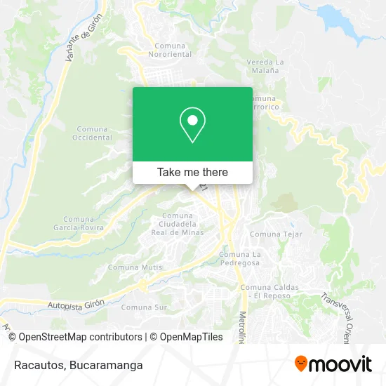 Racautos map