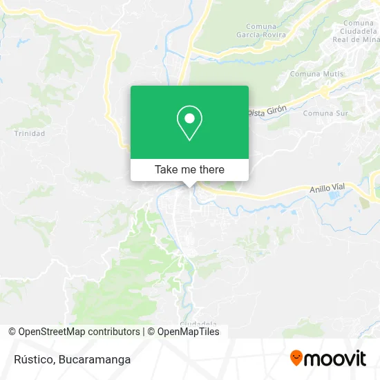 Rústico map