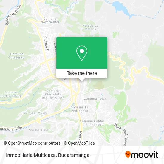 Inmobiliaria Multicasa map