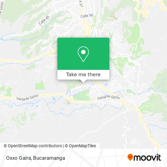 Mapa de Oxxo Gaira