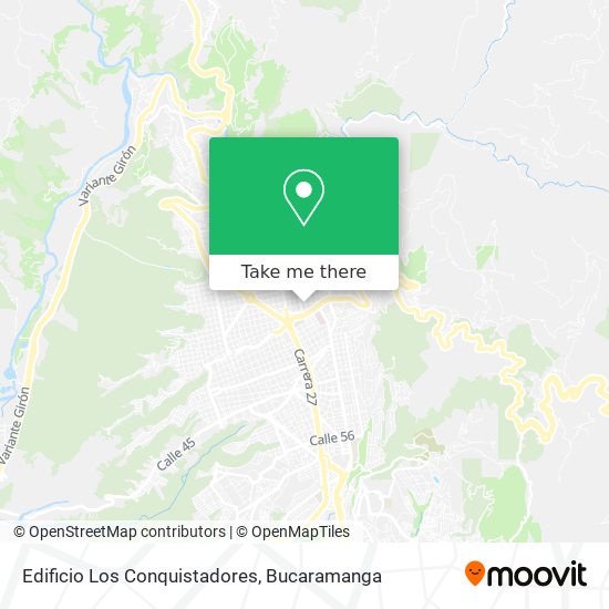 Mapa de Edificio Los Conquistadores