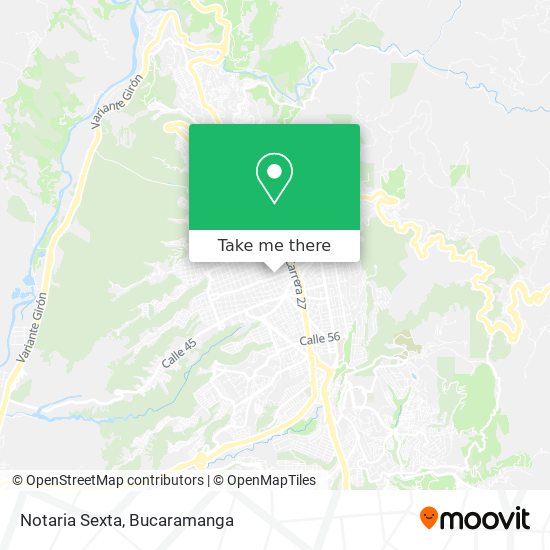Mapa de Notaria Sexta