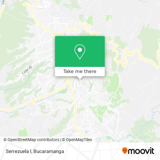 Mapa de Serrezuela I