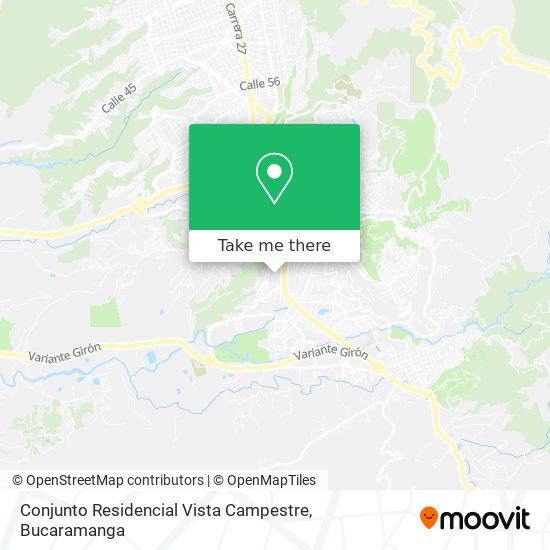 Mapa de Conjunto Residencial Vista Campestre