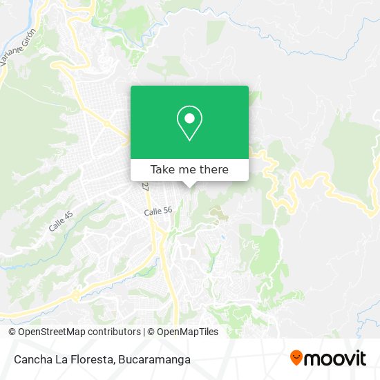 Mapa de Cancha La Floresta